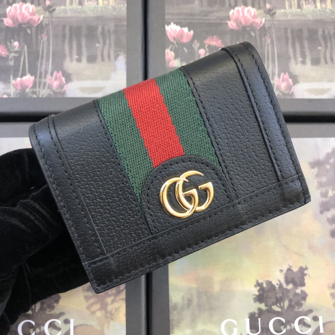 523155 Ophidia card case wallet, Gucci Women's Wallets