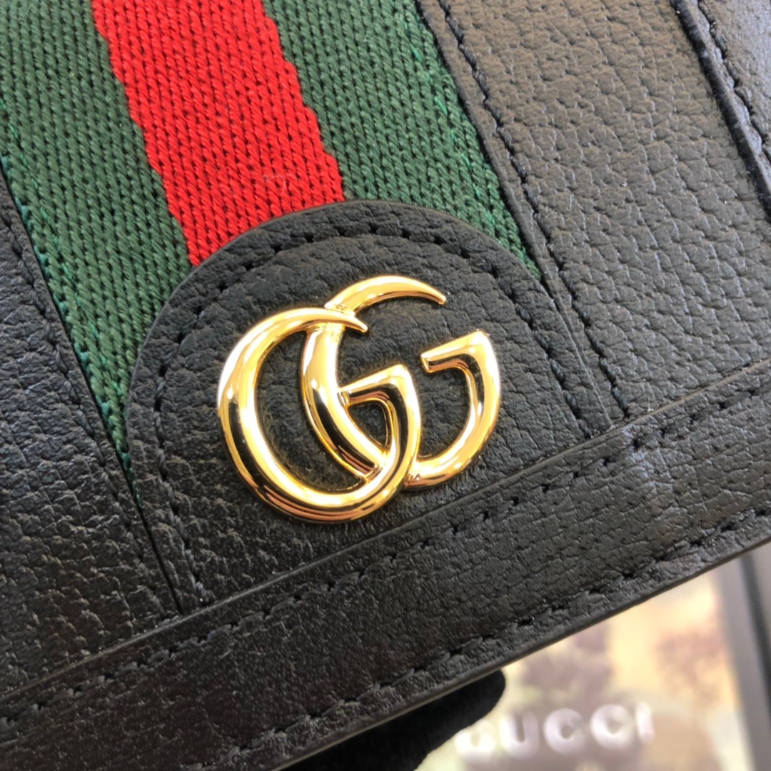 523155 Ophidia card case wallet, Gucci Women's Wallets
