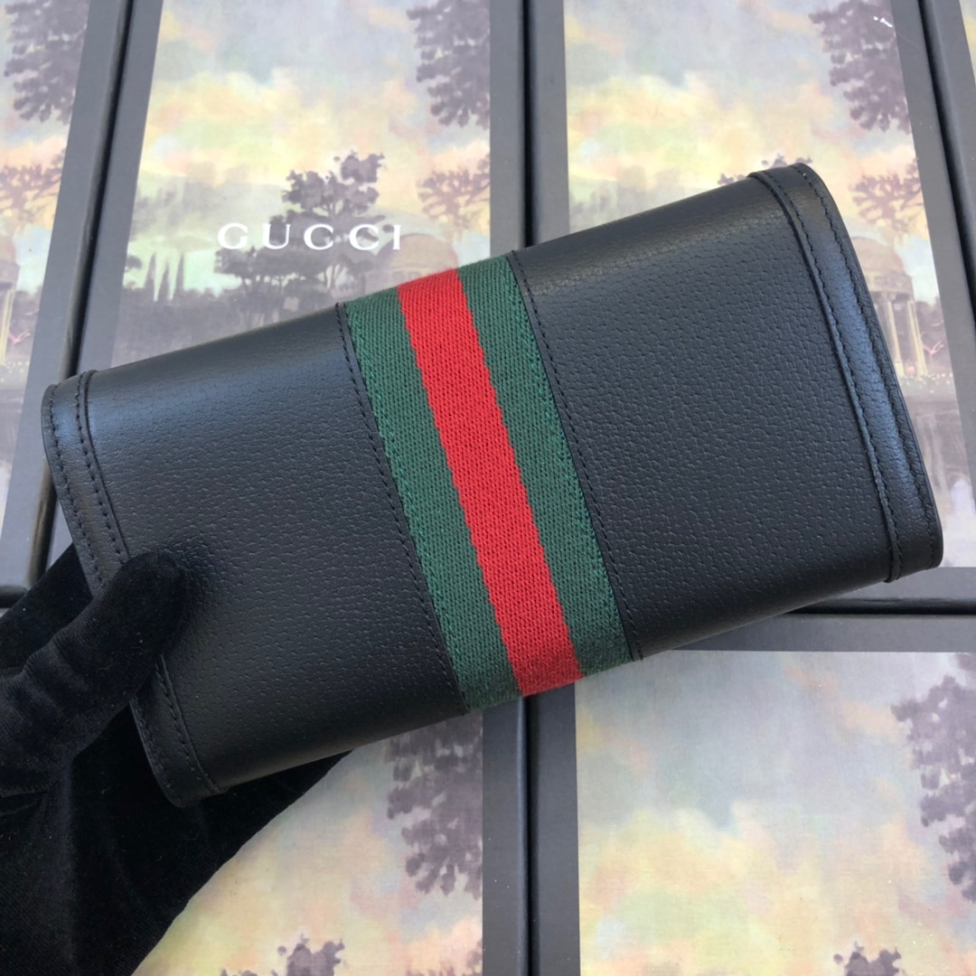 523153, Ophidia continental wallet, GUCCI Small Accessories