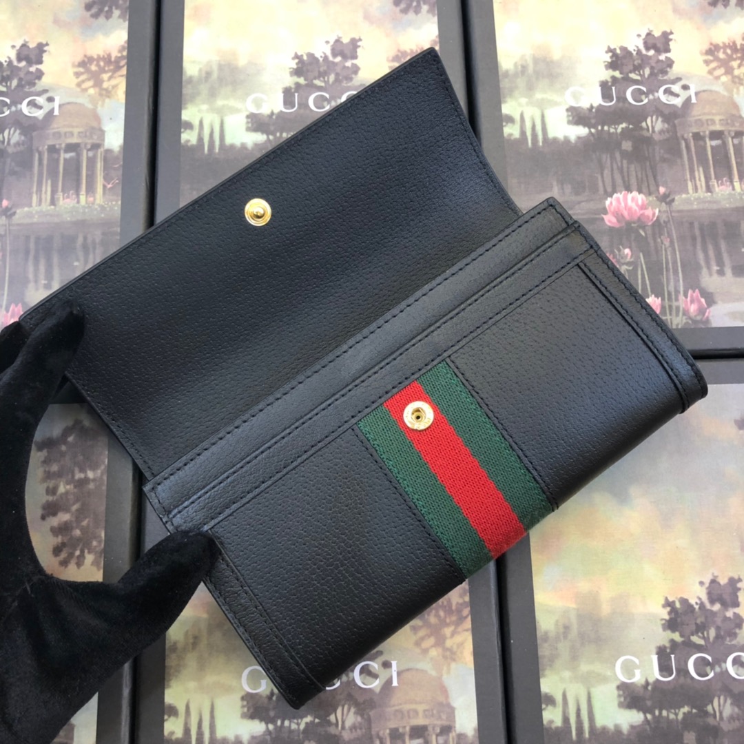 523153, Ophidia continental wallet, GUCCI Small Accessories