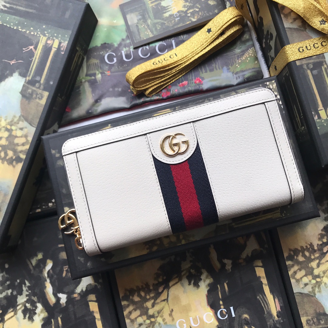 523154, Ophidia zip around wallet, GUCCI Small Accessories