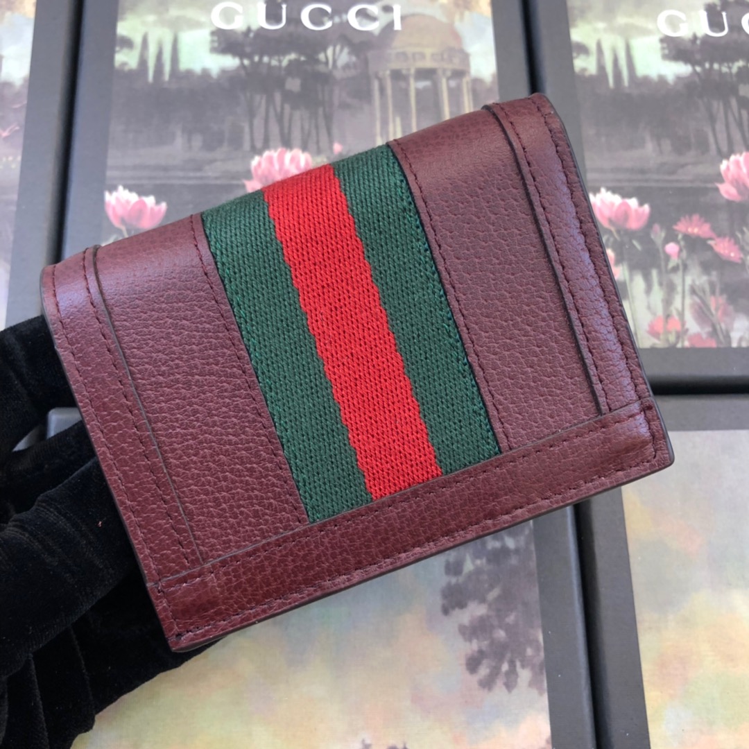 523155 Ophidia card case wallet, Gucci Women's Wallets