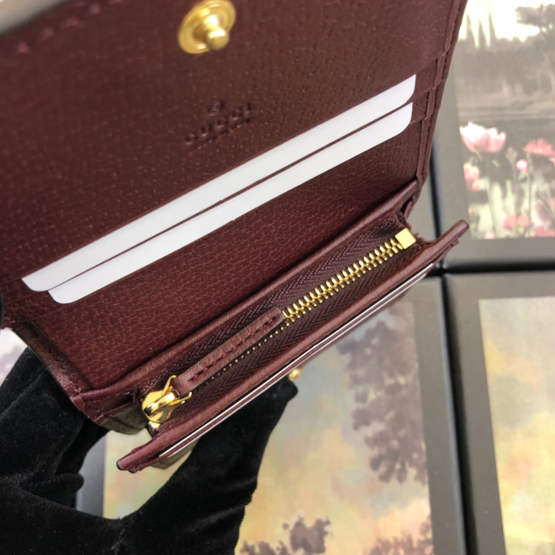 523155 Ophidia card case wallet, Gucci Women's Wallets