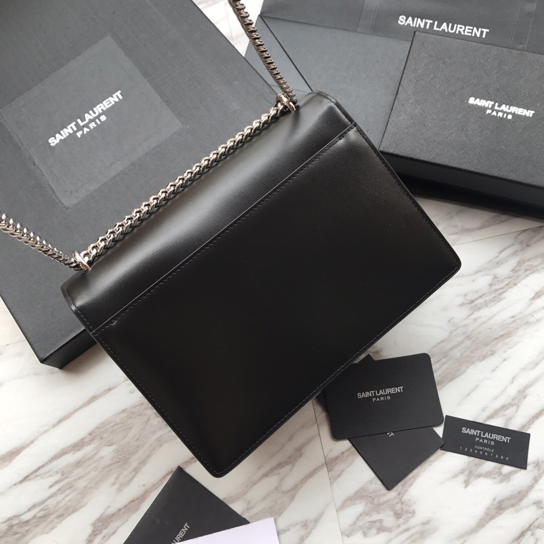 442906 SUNSET MEDIUM IN SMOOTH LEATHER, YSL Saint Laurent