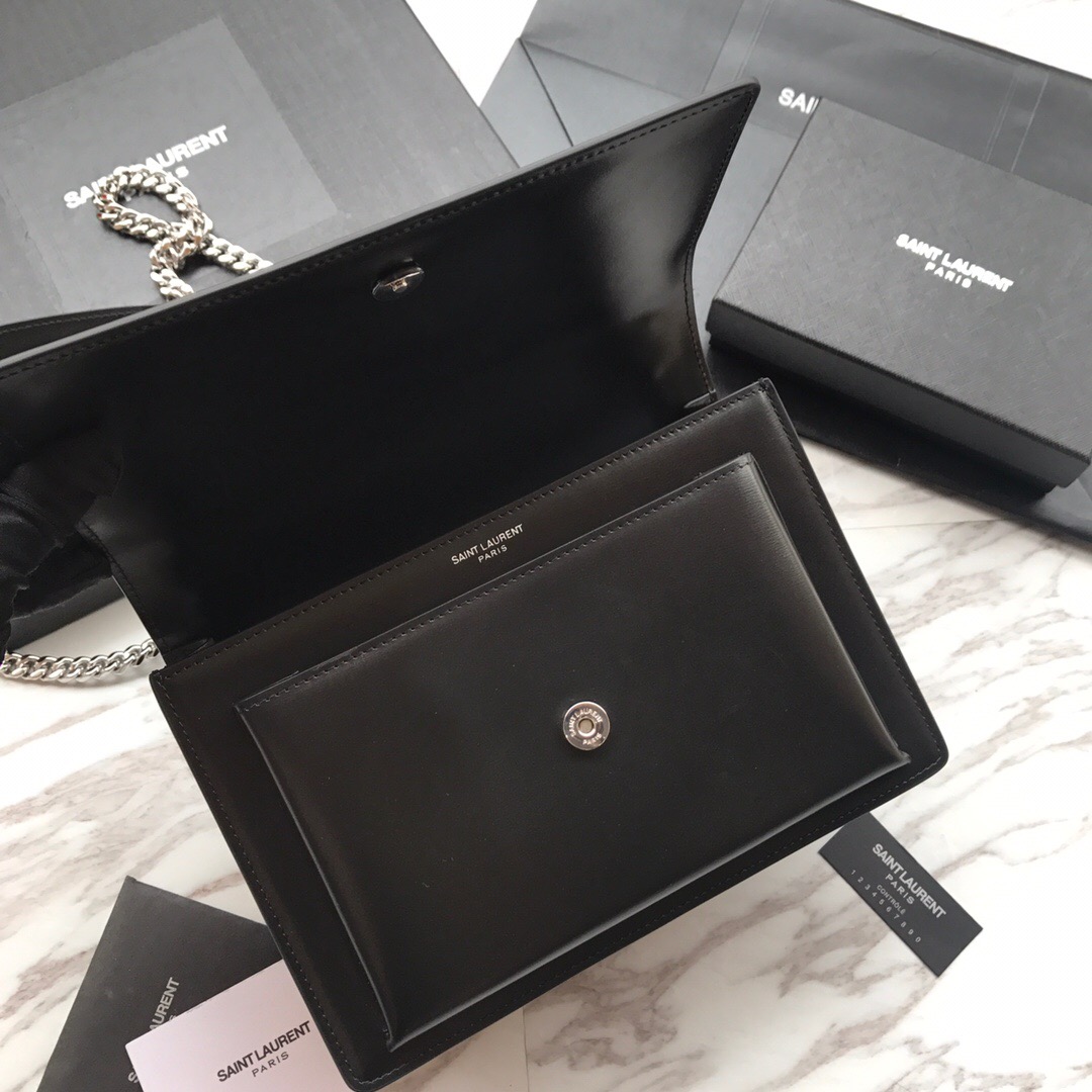 442906 SUNSET MEDIUM IN SMOOTH LEATHER, YSL Saint Laurent