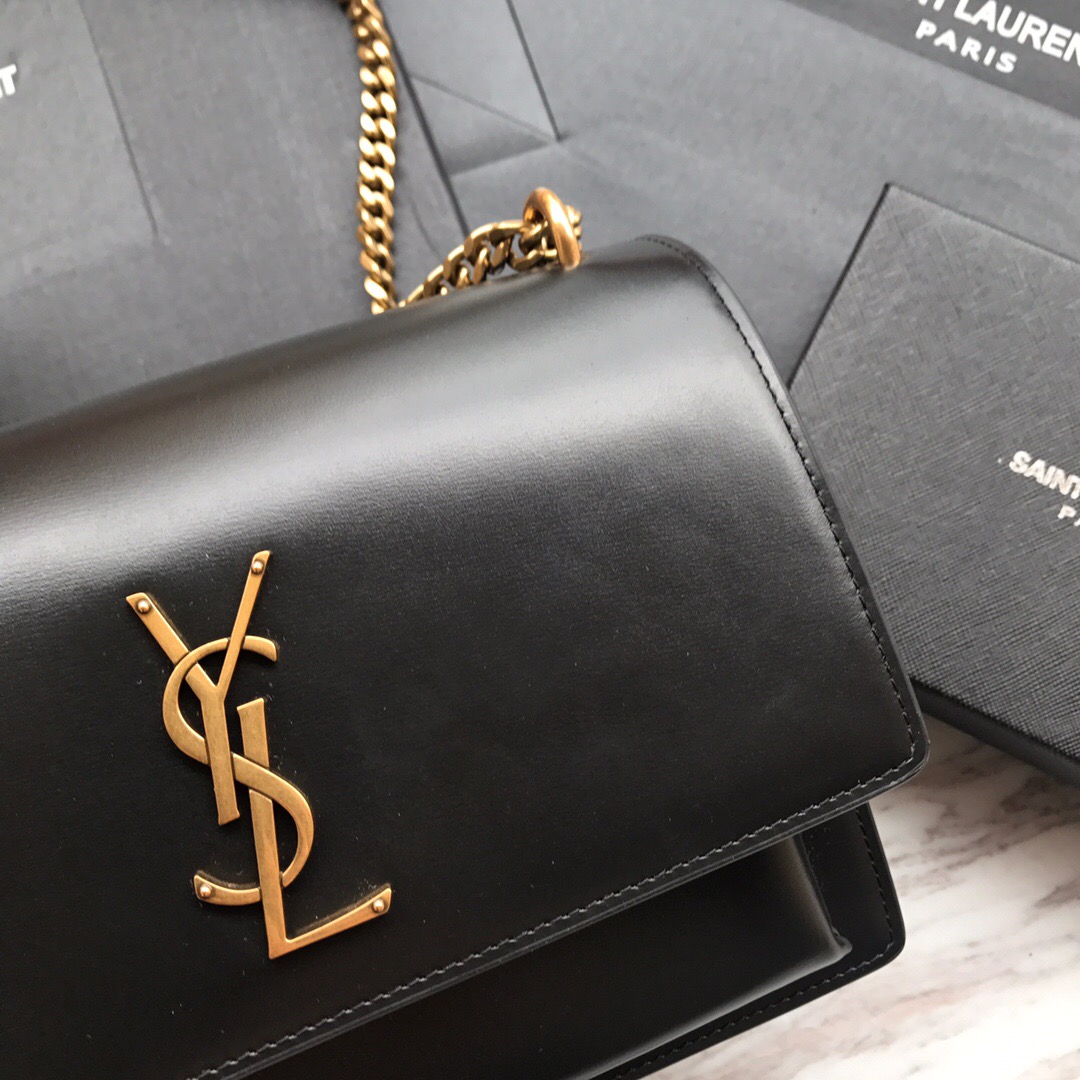 442906 SUNSET MEDIUM IN SMOOTH LEATHER, YSL Saint Laurent