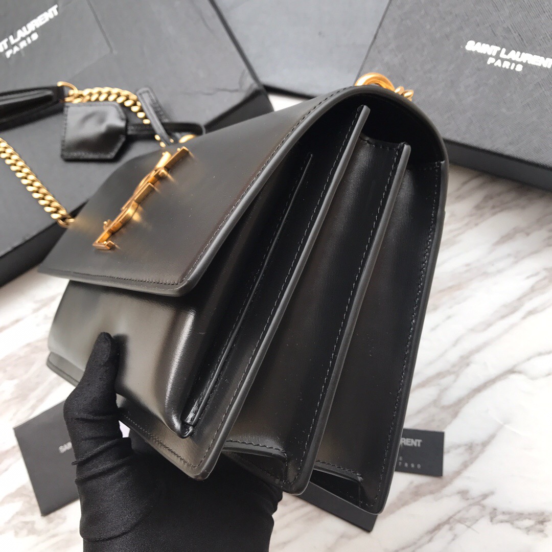 442906 SUNSET MEDIUM IN SMOOTH LEATHER, YSL Saint Laurent
