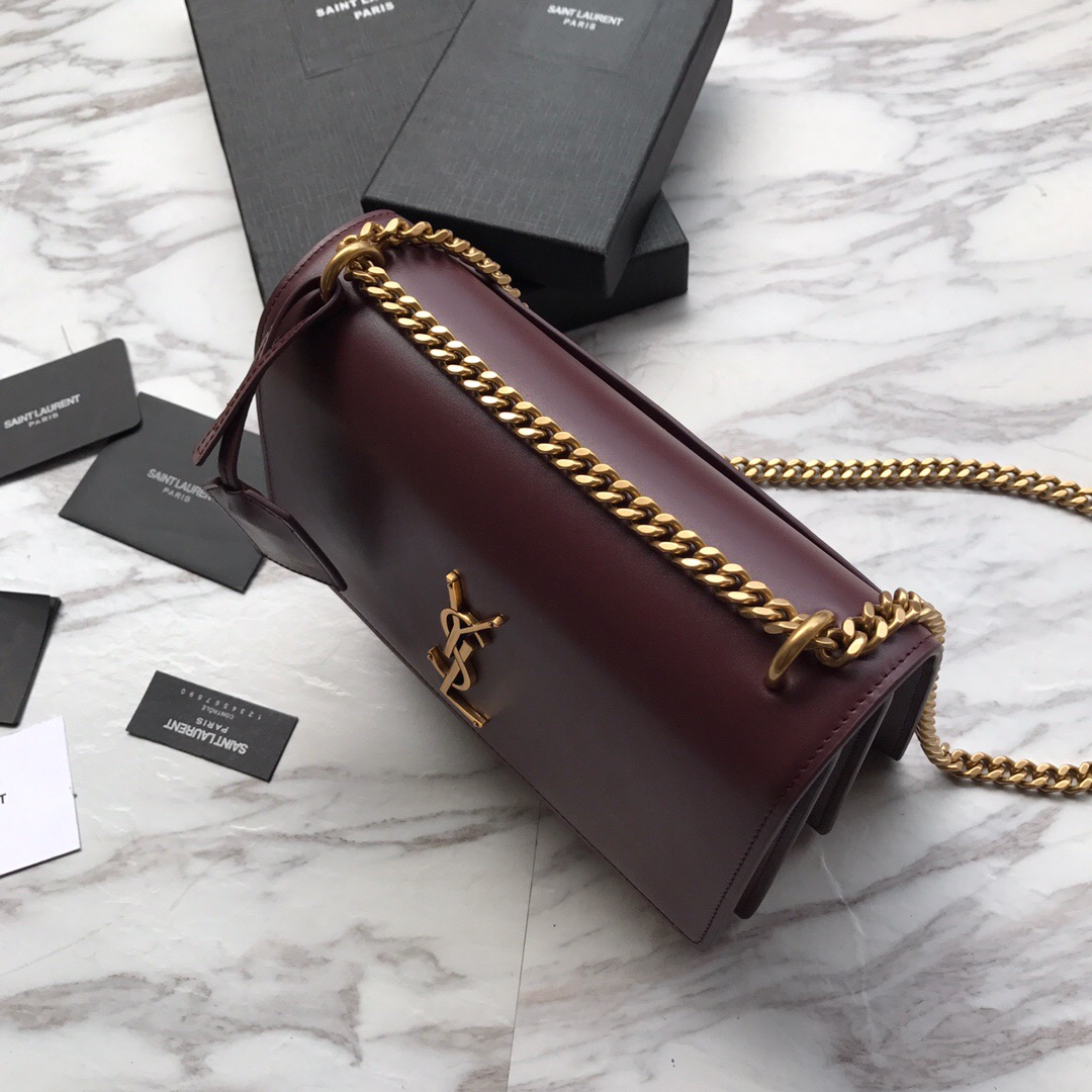 442906 SUNSET MEDIUM IN SMOOTH LEATHER, YSL Saint Laurent
