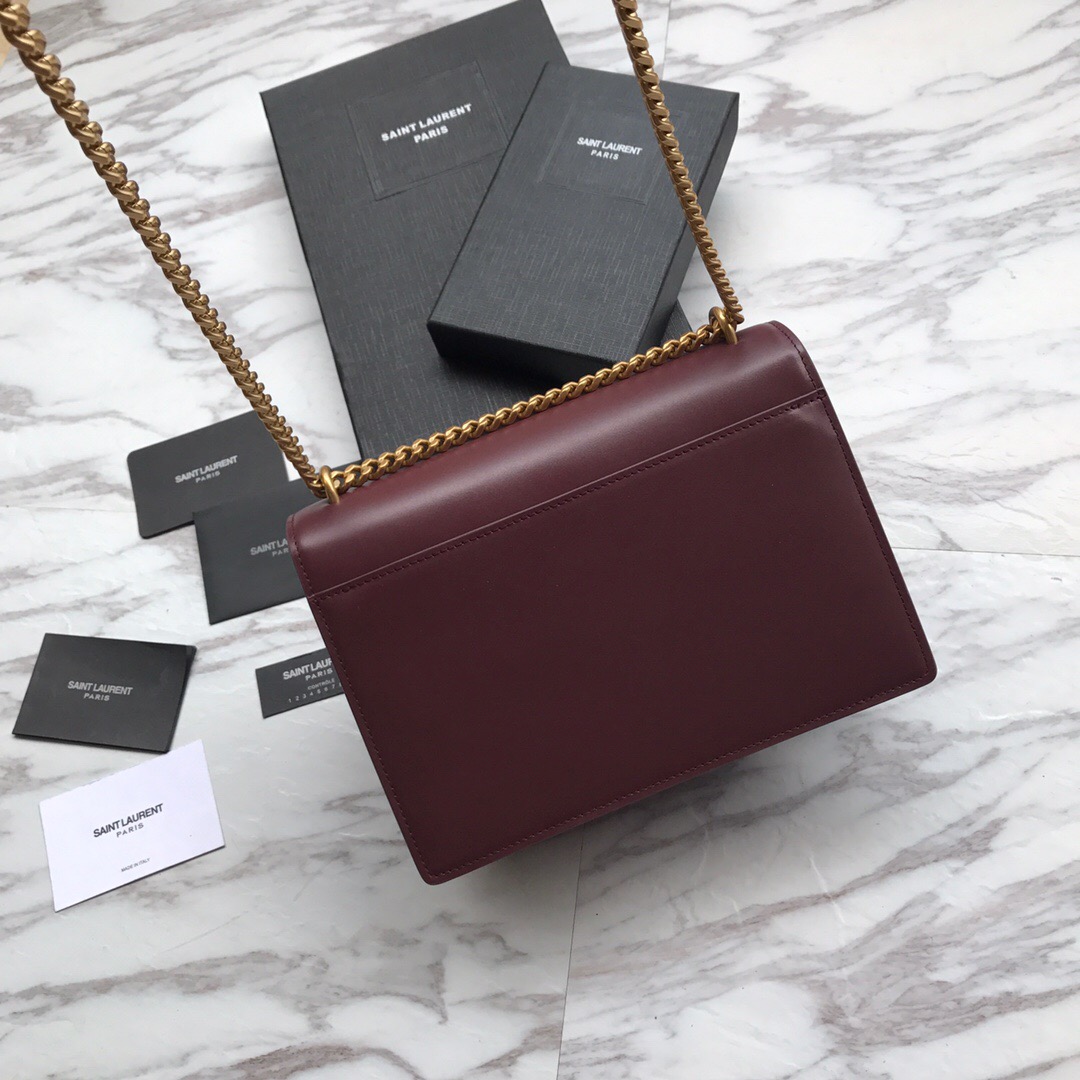 442906 SUNSET MEDIUM IN SMOOTH LEATHER, YSL Saint Laurent