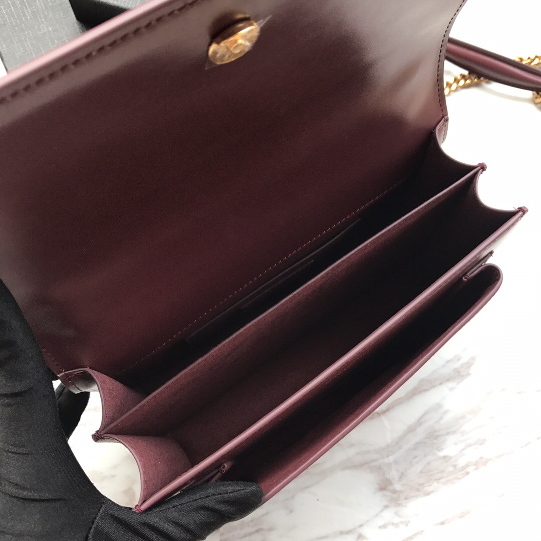 442906 SUNSET MEDIUM IN SMOOTH LEATHER, YSL Saint Laurent