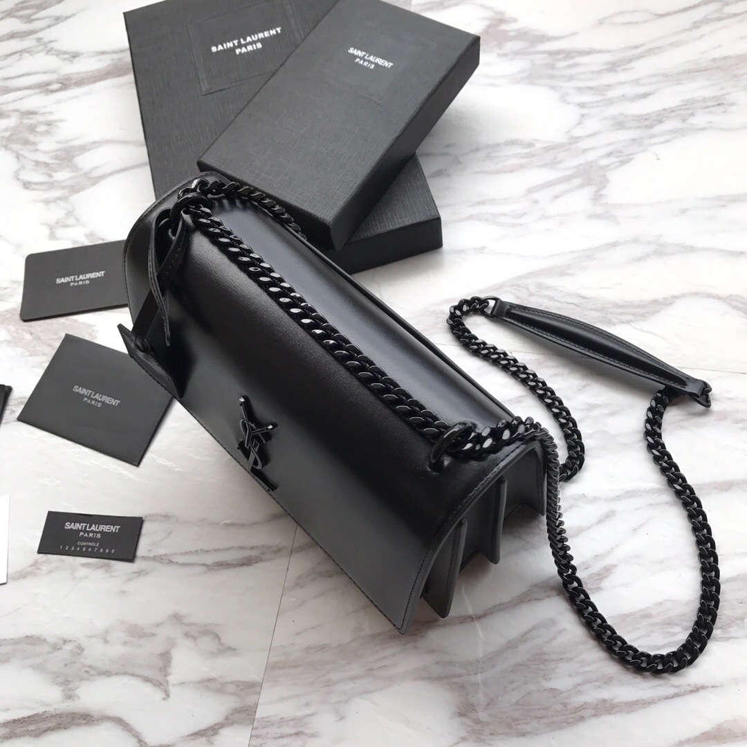 442906 SUNSET MEDIUM IN SMOOTH LEATHER, YSL Saint Laurent