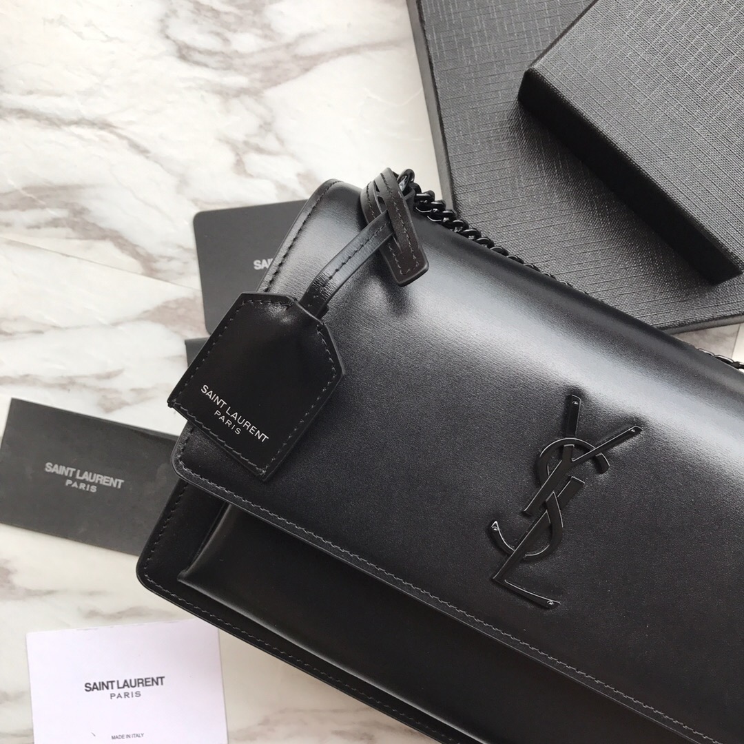 442906 SUNSET MEDIUM IN SMOOTH LEATHER, YSL Saint Laurent