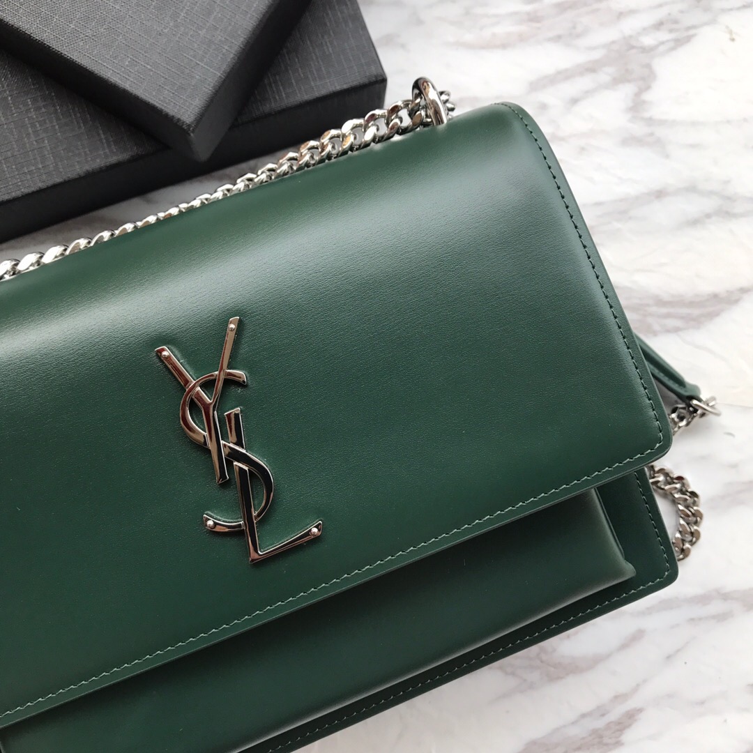 442906 SUNSET MEDIUM IN SMOOTH LEATHER, YSL Saint Laurent