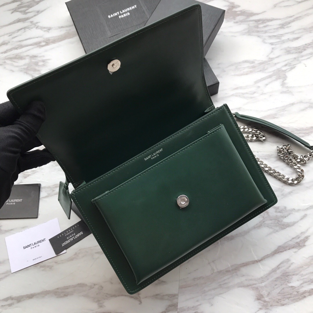 442906 SUNSET MEDIUM IN SMOOTH LEATHER, YSL Saint Laurent