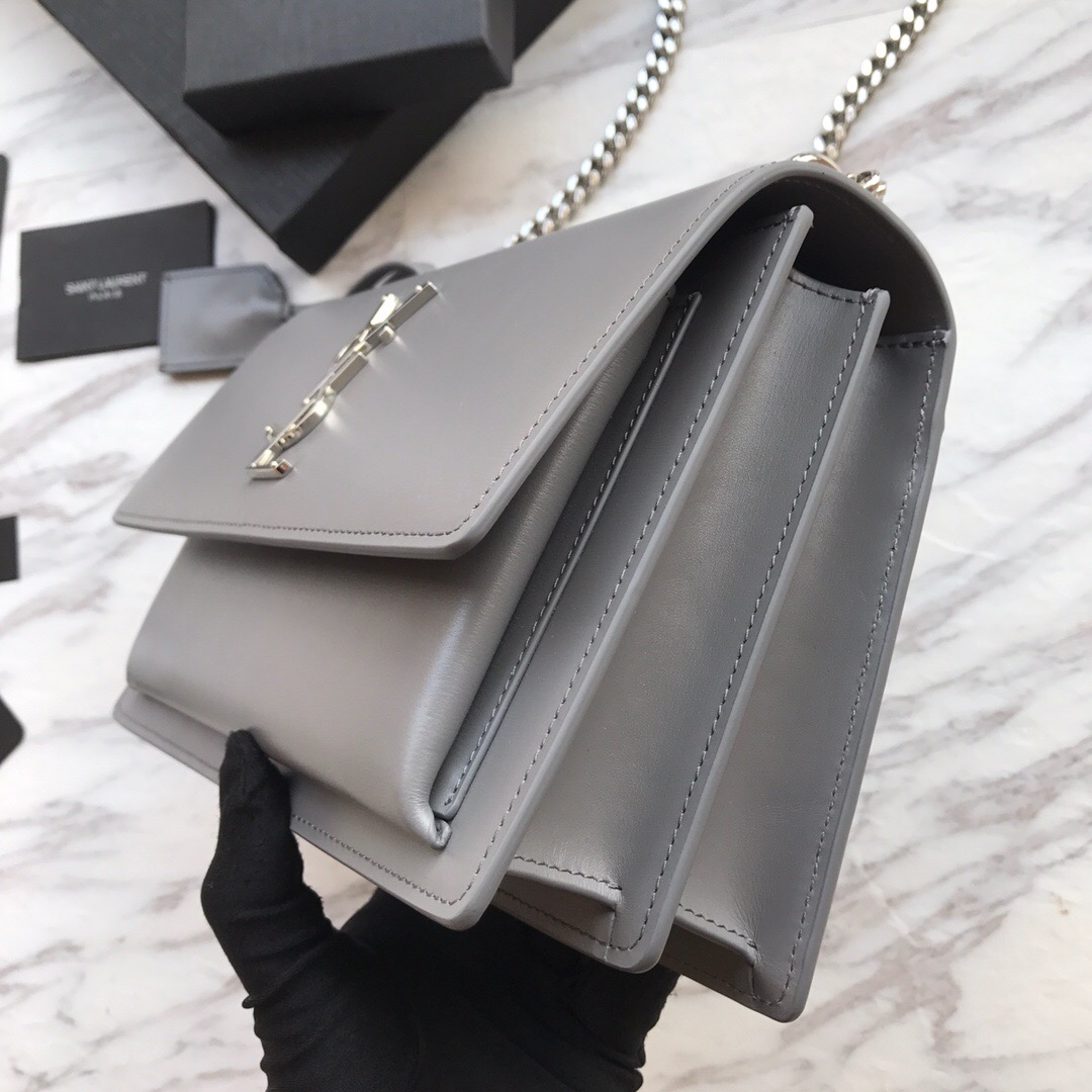 442906 SUNSET MEDIUM IN SMOOTH LEATHER, YSL Saint Laurent