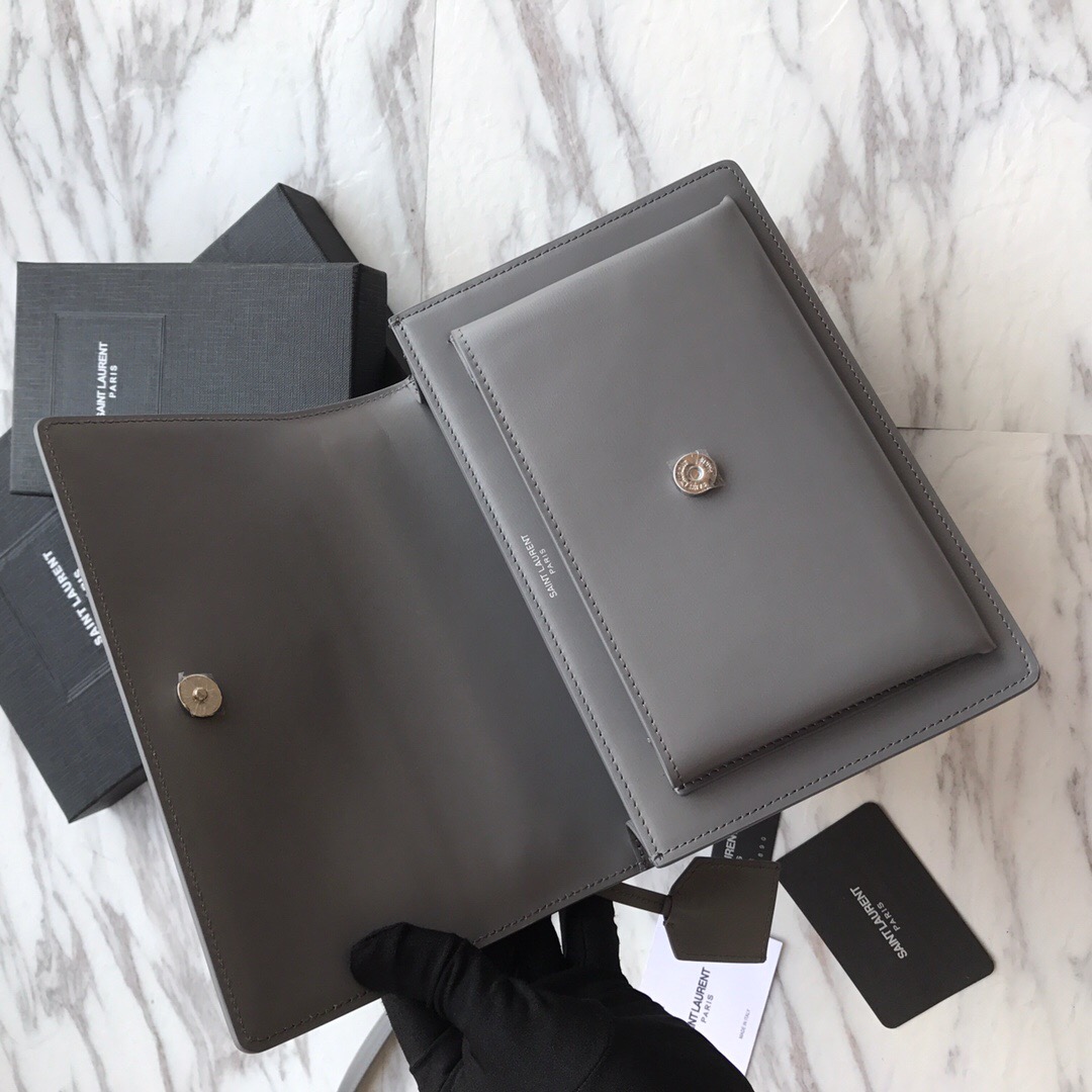 442906 SUNSET MEDIUM IN SMOOTH LEATHER, YSL Saint Laurent