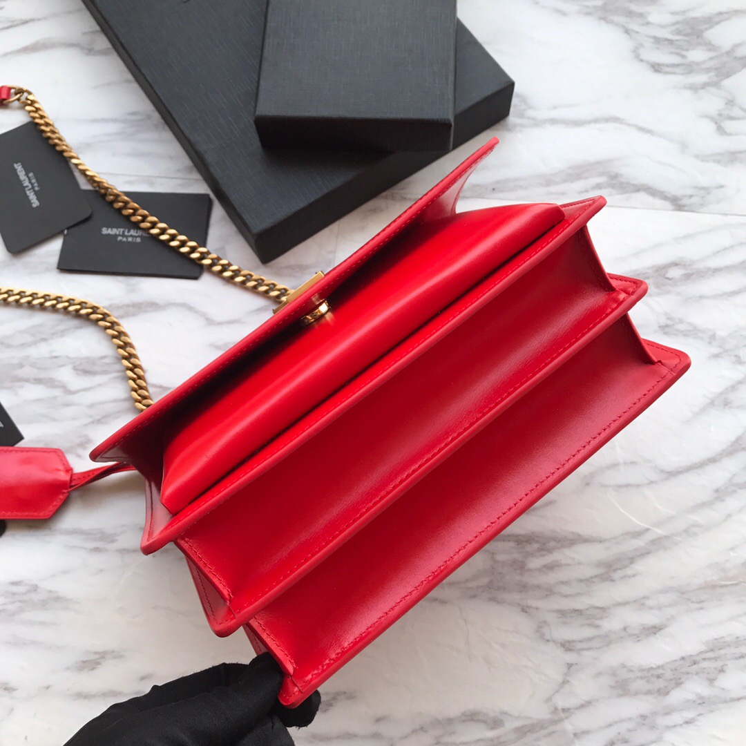 442906 SUNSET MEDIUM IN SMOOTH LEATHER, YSL Saint Laurent
