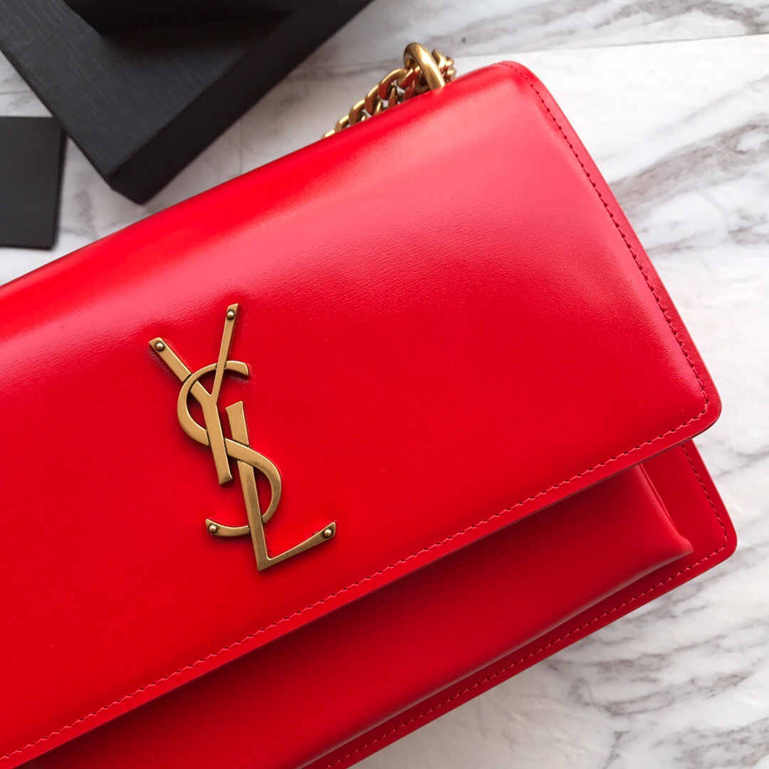 442906 SUNSET MEDIUM IN SMOOTH LEATHER, YSL Saint Laurent