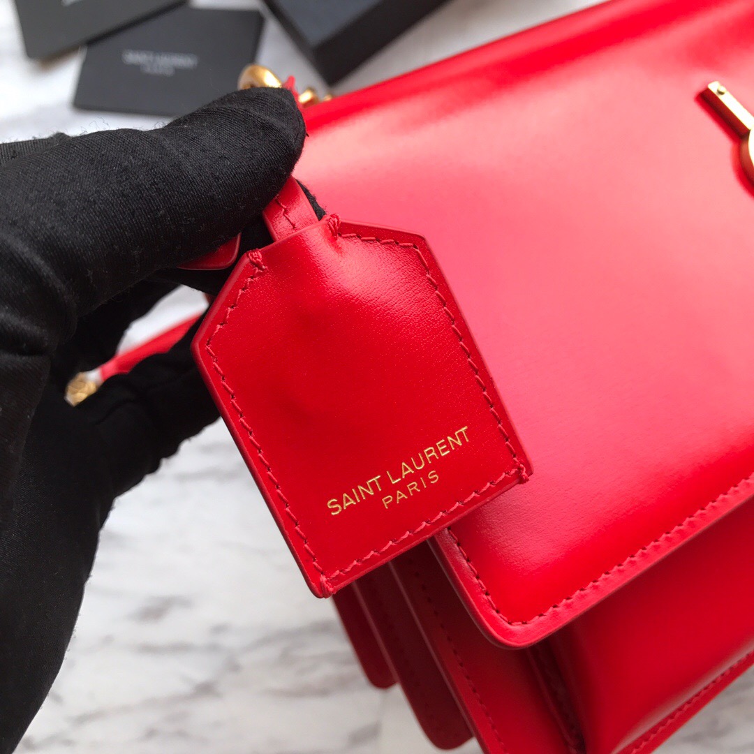 442906 SUNSET MEDIUM IN SMOOTH LEATHER, YSL Saint Laurent