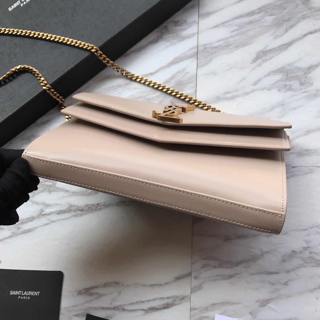SULPICE CHAIN WALLET IN SMOOTH LEATHER, Yves Saint Laurent YSL