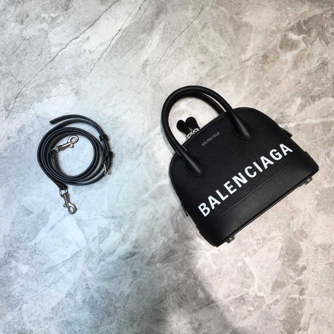 VILLE TOP HANDLE XXS, Small graffiti logo calfskin bag, BALENCIAGA HANDBAG
