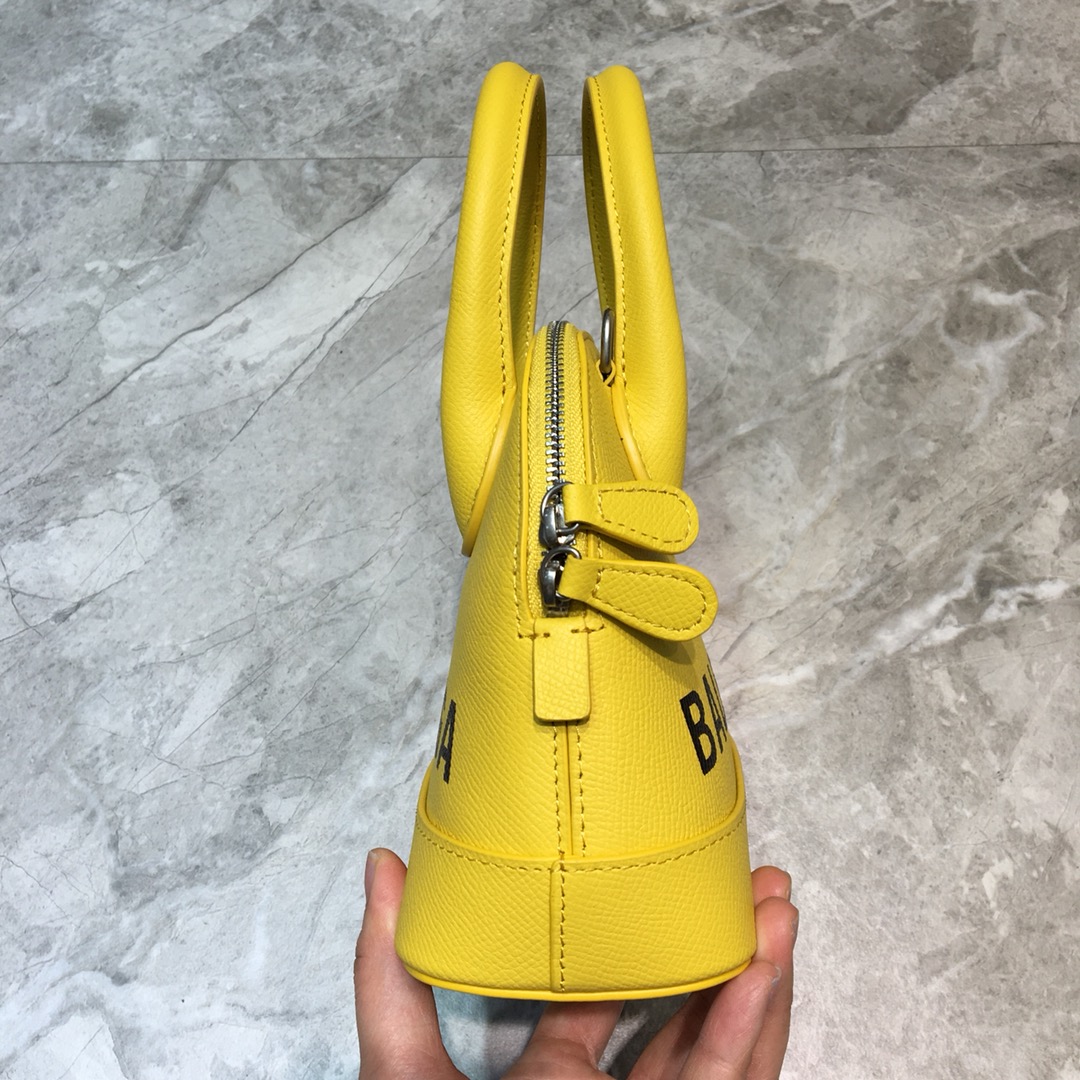 VILLE TOP HANDLE XXS, Small graffiti logo calfskin bag, BALENCIAGA HANDBAG