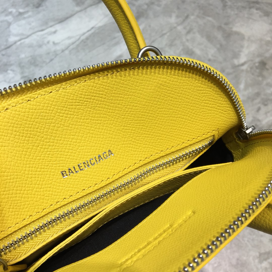 VILLE TOP HANDLE XXS, Small graffiti logo calfskin bag, BALENCIAGA HANDBAG