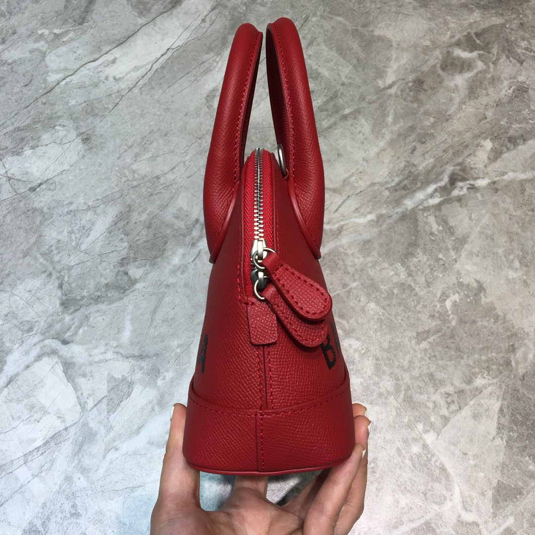 VILLE TOP HANDLE XXS, Small graffiti logo calfskin bag, BALENCIAGA HANDBAG