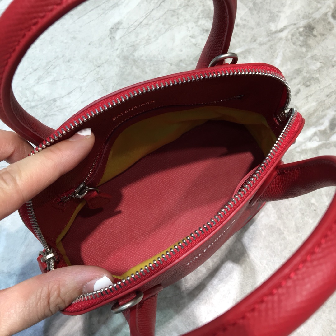 VILLE TOP HANDLE XXS, Small graffiti logo calfskin bag, BALENCIAGA HANDBAG