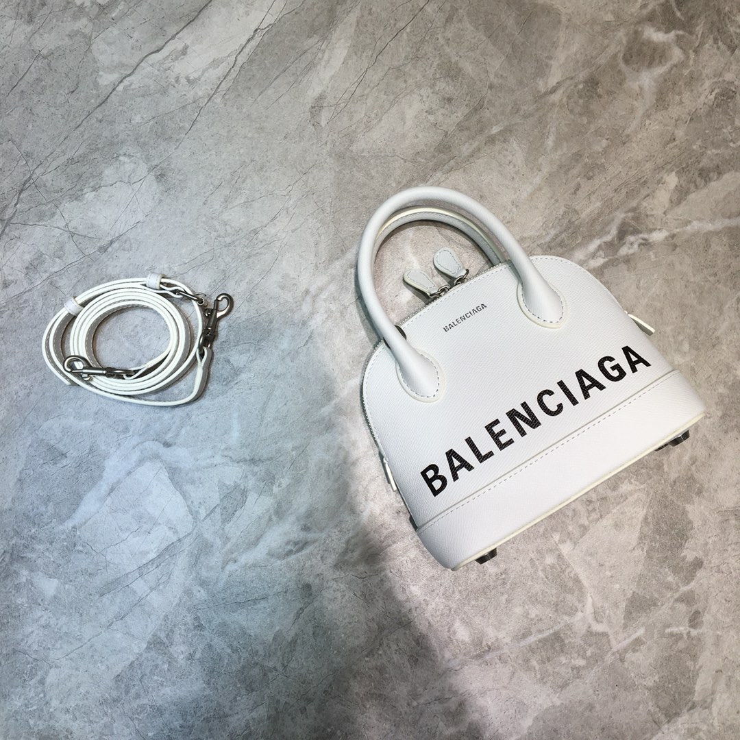 VILLE TOP HANDLE XXS, Small graffiti logo calfskin bag, BALENCIAGA HANDBAG