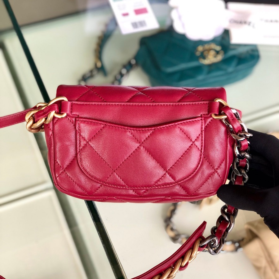 chanel 19 waist bag, AS1163 CHANEL HANDBAGS