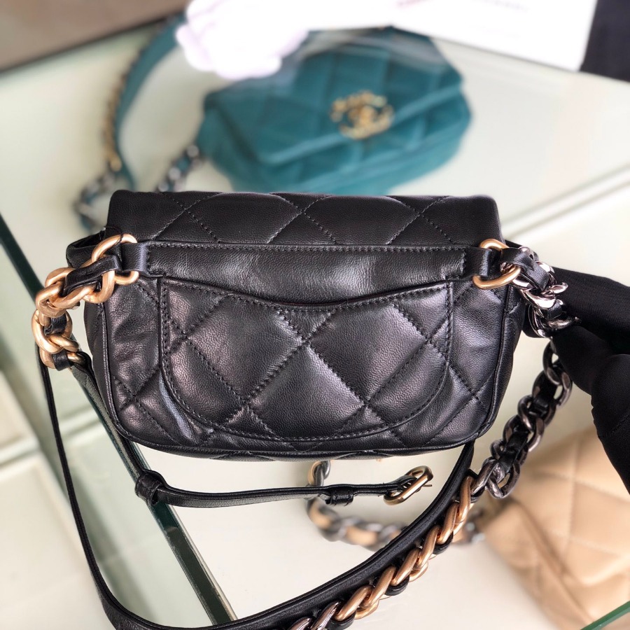chanel 19 waist bag, AS1163 CHANEL HANDBAGS