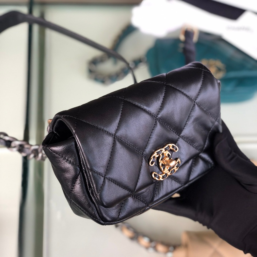 chanel 19 waist bag, AS1163 CHANEL HANDBAGS