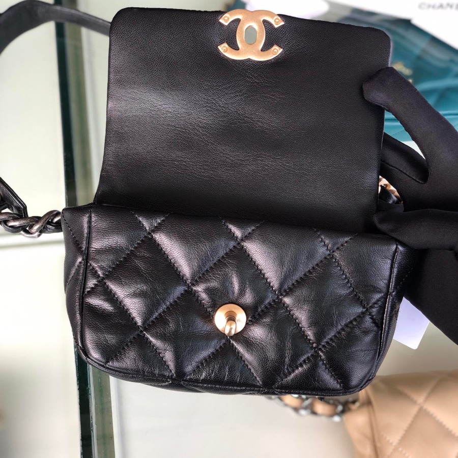 chanel 19 waist bag, AS1163 CHANEL HANDBAGS