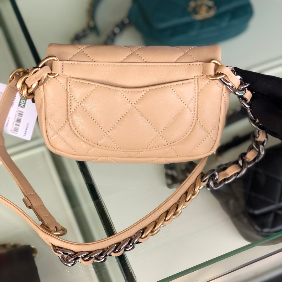 chanel 19 waist bag, AS1163 CHANEL HANDBAGS