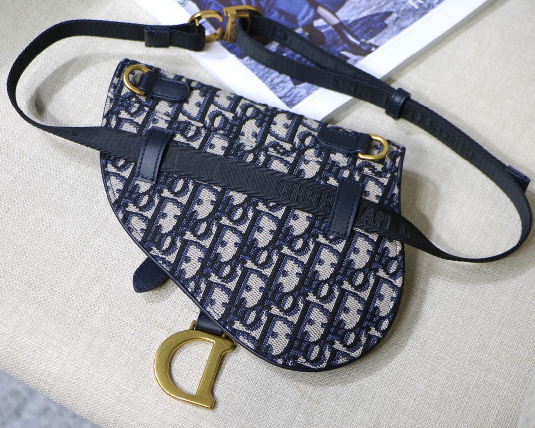 DIOR OBLIQUE SADDLE BELT BAG, DIOR SHOULDER BAG
