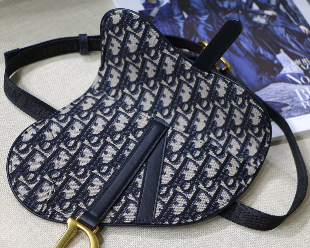 DIOR OBLIQUE SADDLE BELT BAG, DIOR SHOULDER BAG