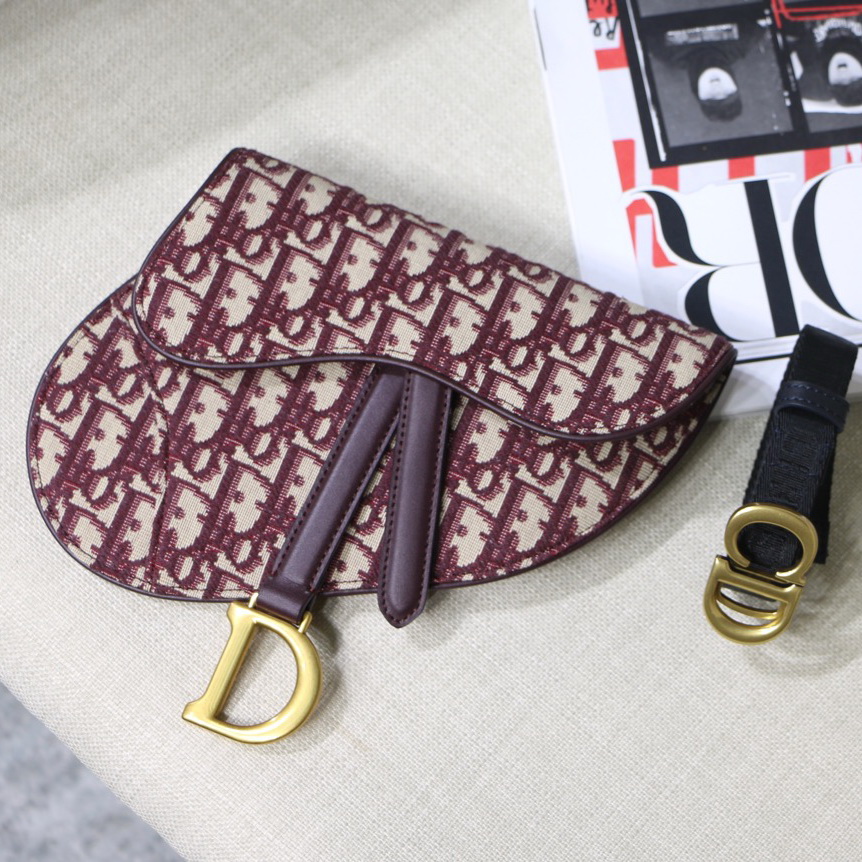 DIOR OBLIQUE SADDLE BELT BAG, DIOR SHOULDER BAG