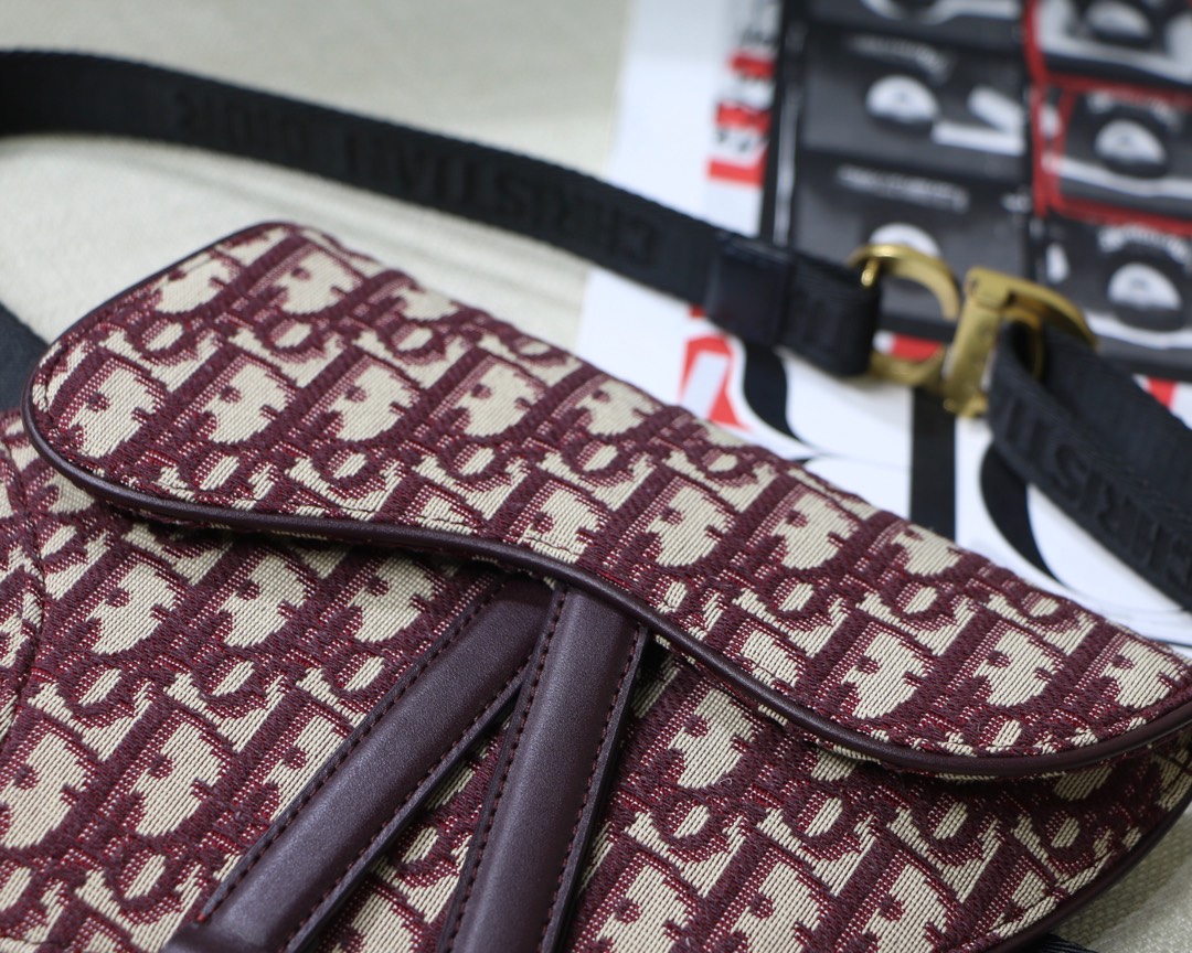 DIOR OBLIQUE SADDLE BELT BAG, DIOR SHOULDER BAG