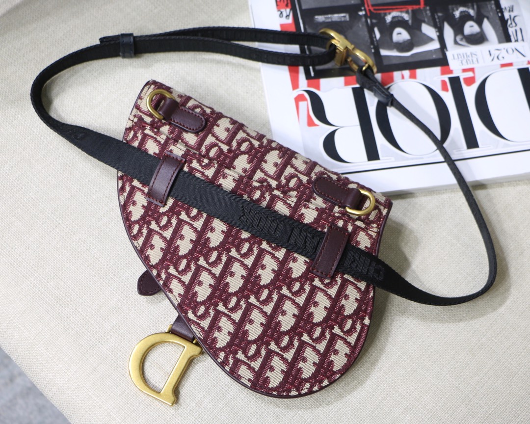 DIOR OBLIQUE SADDLE BELT BAG, DIOR SHOULDER BAG