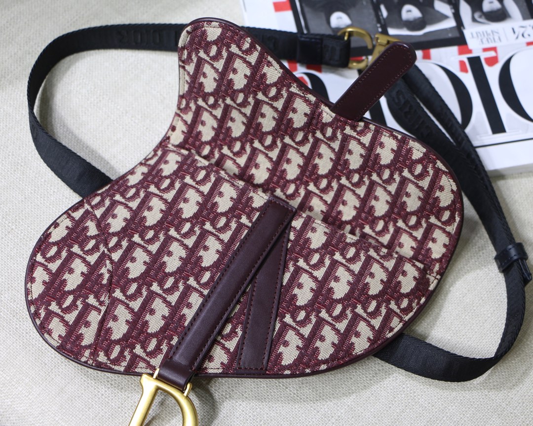 DIOR OBLIQUE SADDLE BELT BAG, DIOR SHOULDER BAG