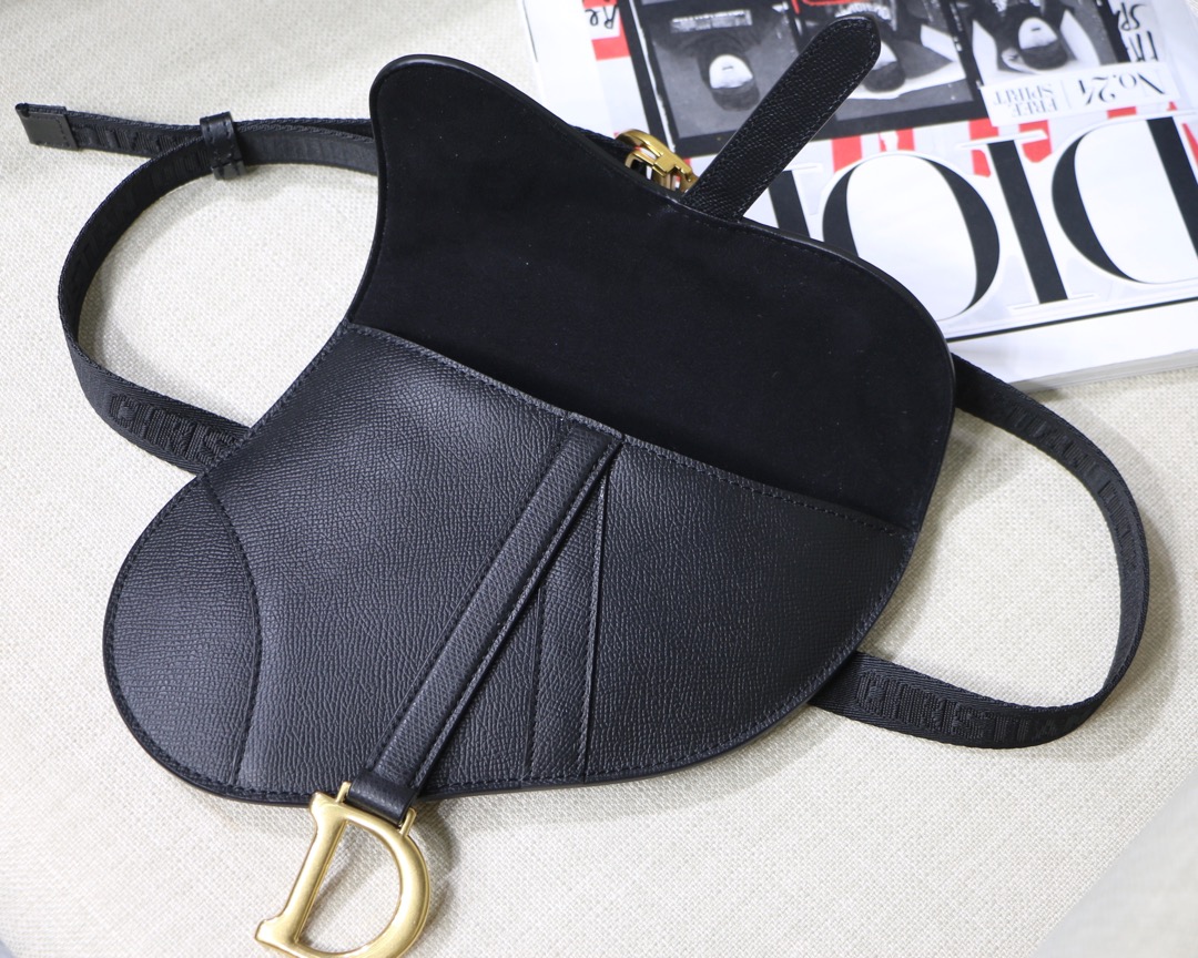 SADDLE BELT CLUTCH IN ULTRA-MATTE CALFSKIN, DIOR SHOULDER BAG