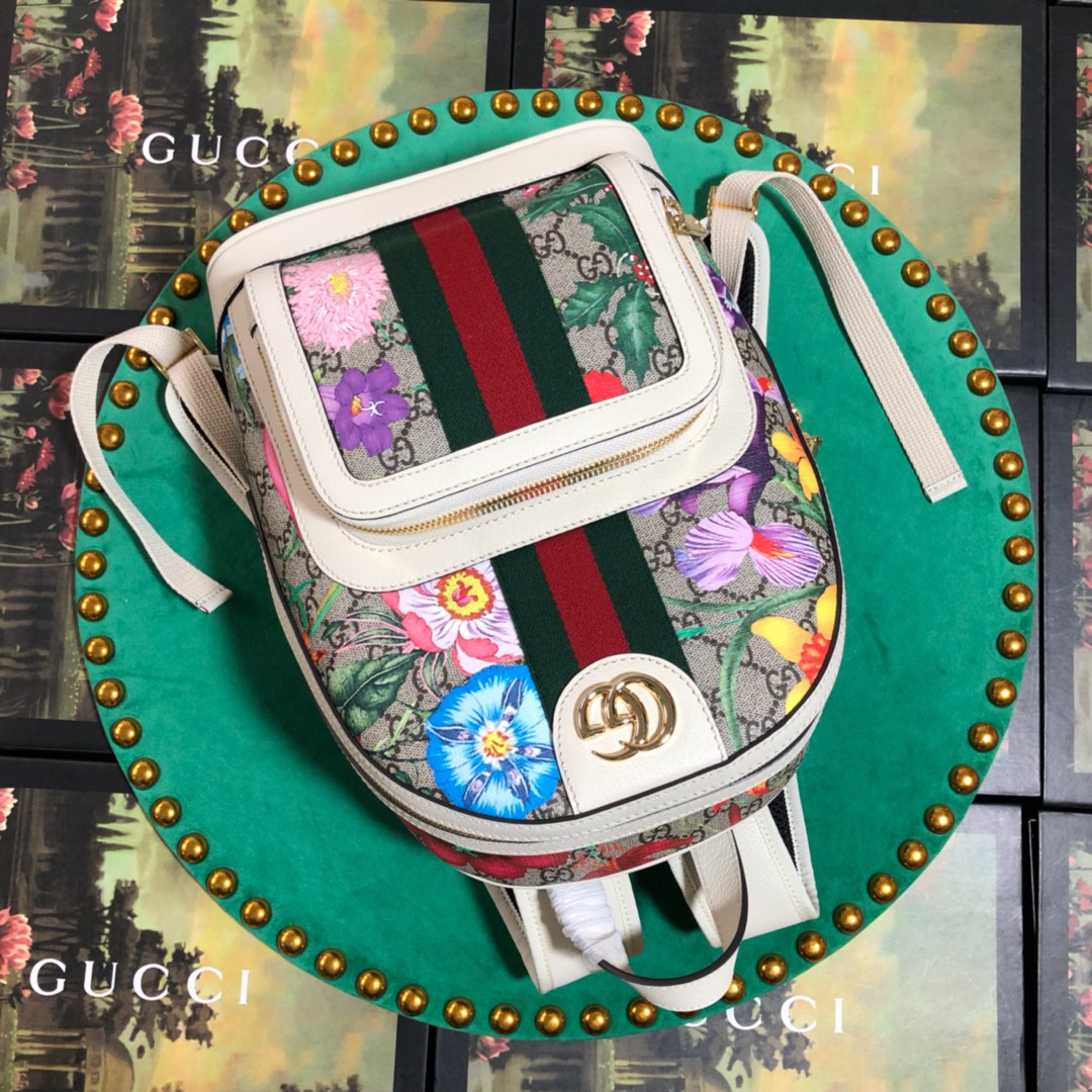 547965 Ophidia GG Flora small backpack, GUCCI Backpacks for Women