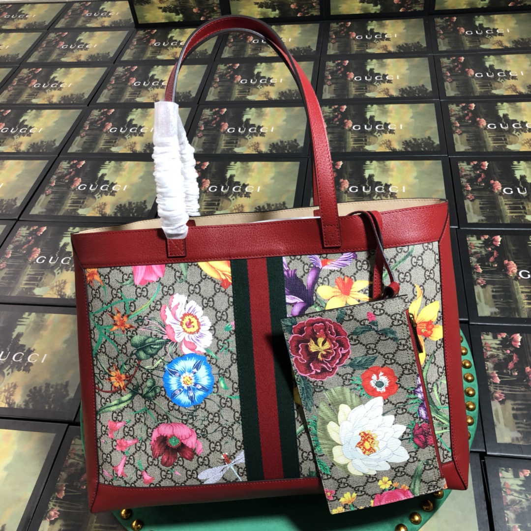 ‎547947 Ophidia GG Flora medium tote, GUCCI Totes for Women