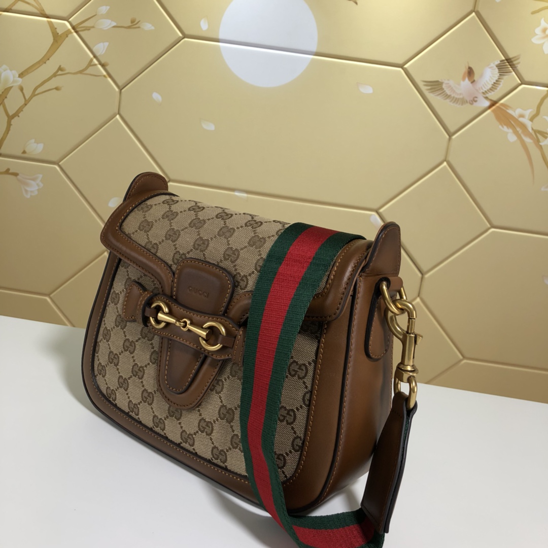 383848 Lady Web Original GG shoulder bag, GUCCI