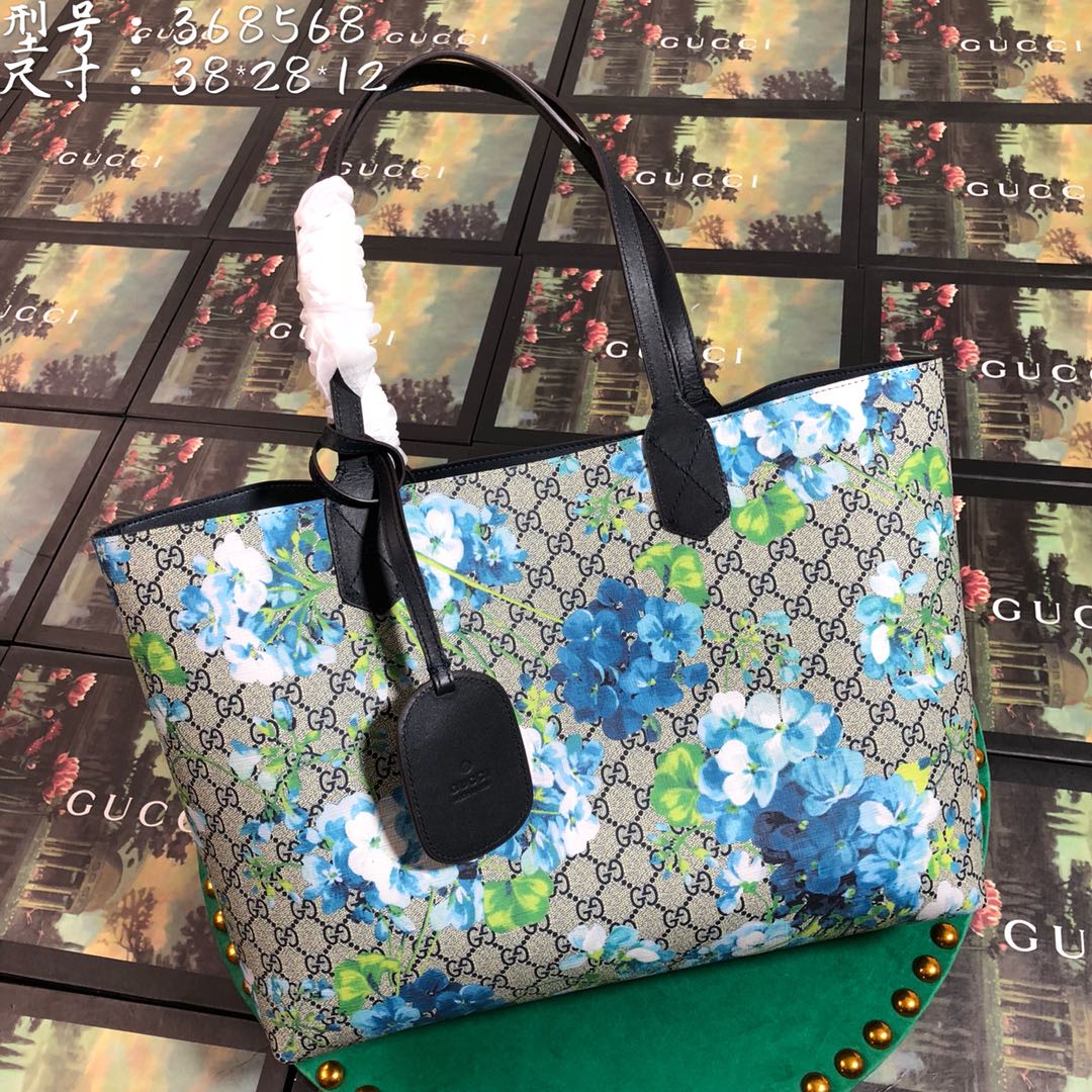 368568 GG Blooms Reversible Tote, GUCCI Totes for Women