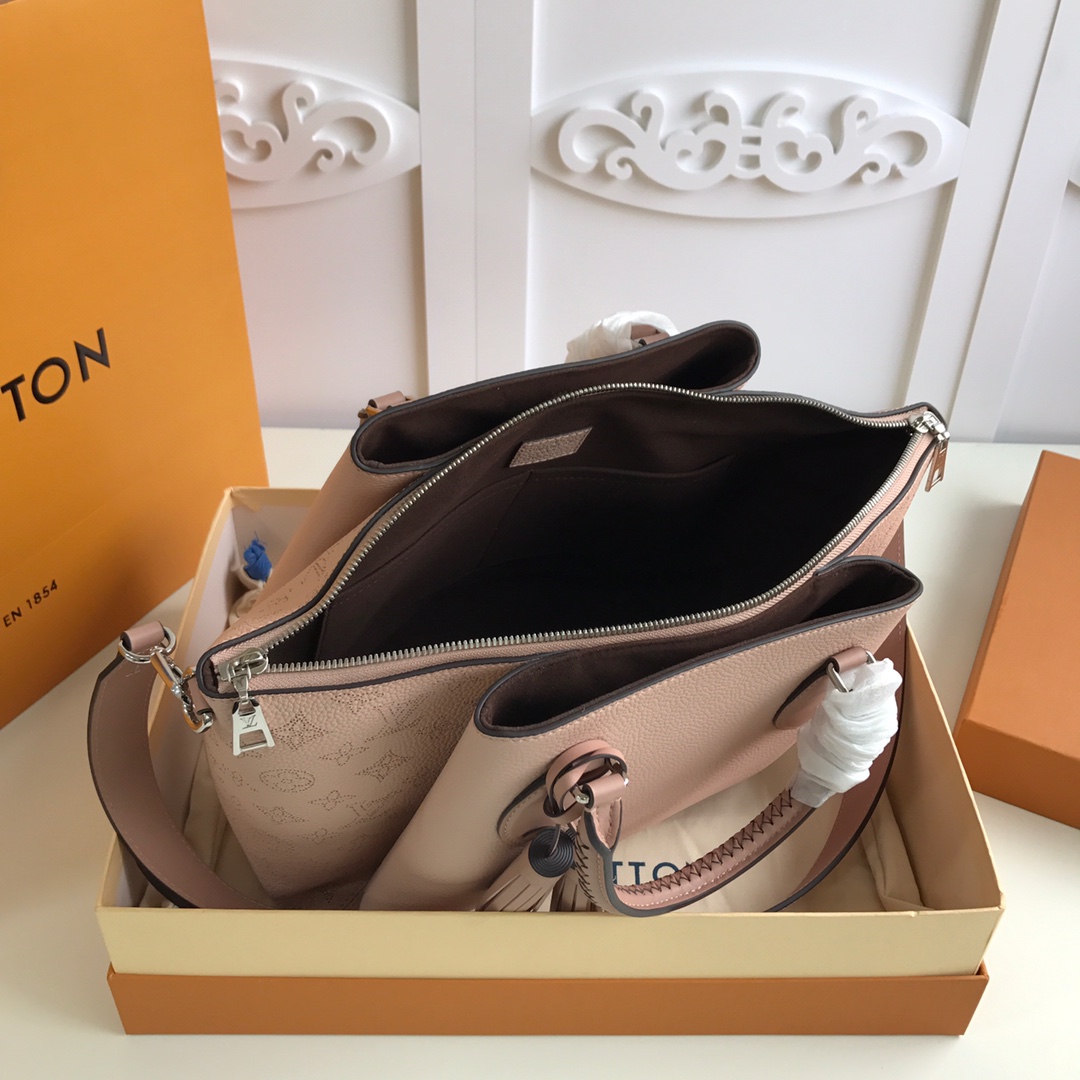 M55030 HAUMEA Mahina Leather, LOUIS VUITTON LV Top Handles