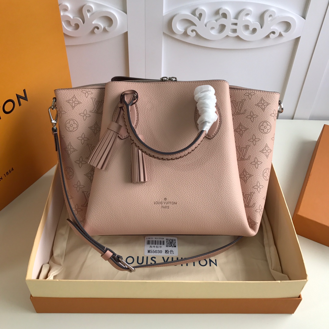 M55030 HAUMEA Mahina Leather, LOUIS VUITTON LV Top Handles