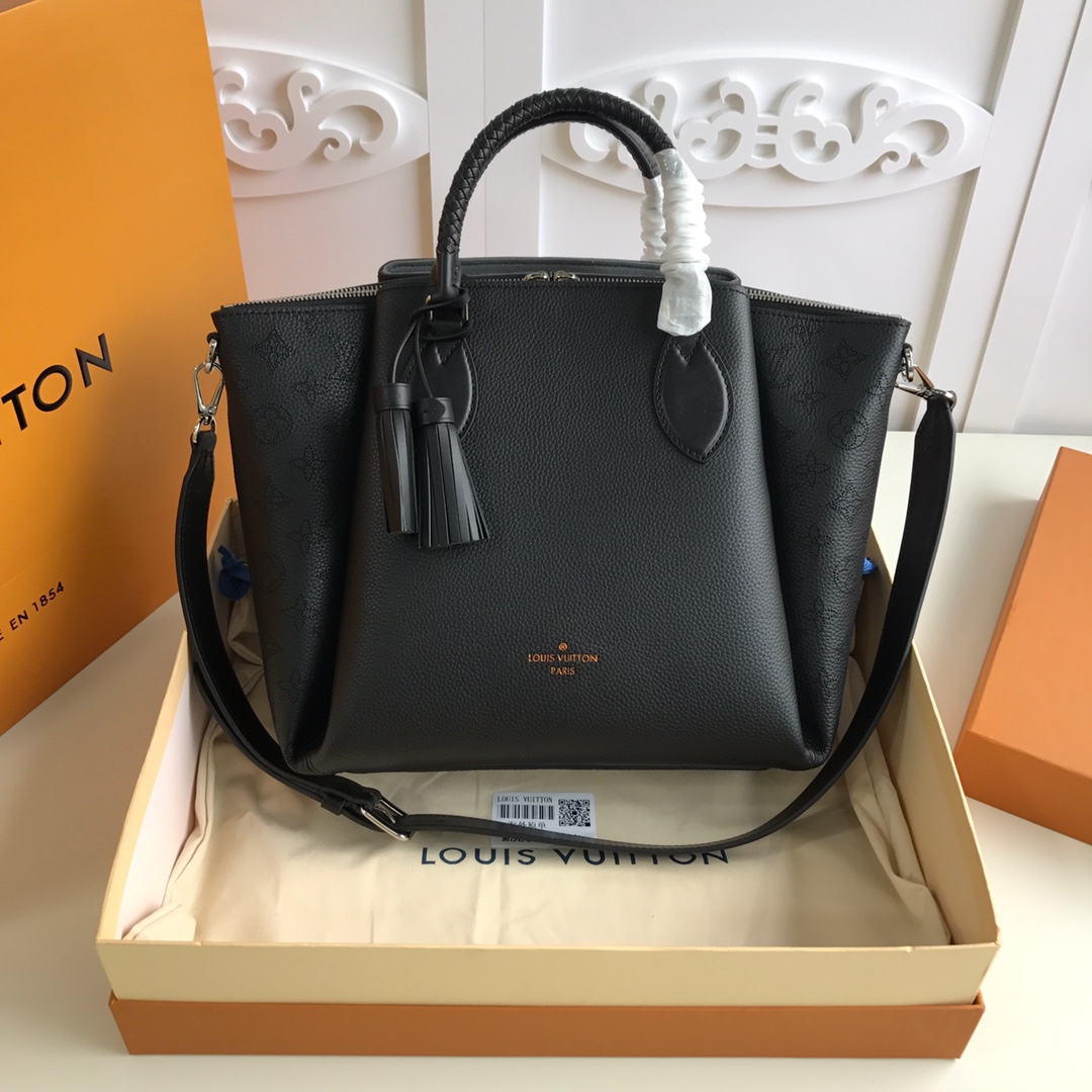 M55029 HAUMEA Mahina Leather, LOUIS VUITTON LV Top Handles