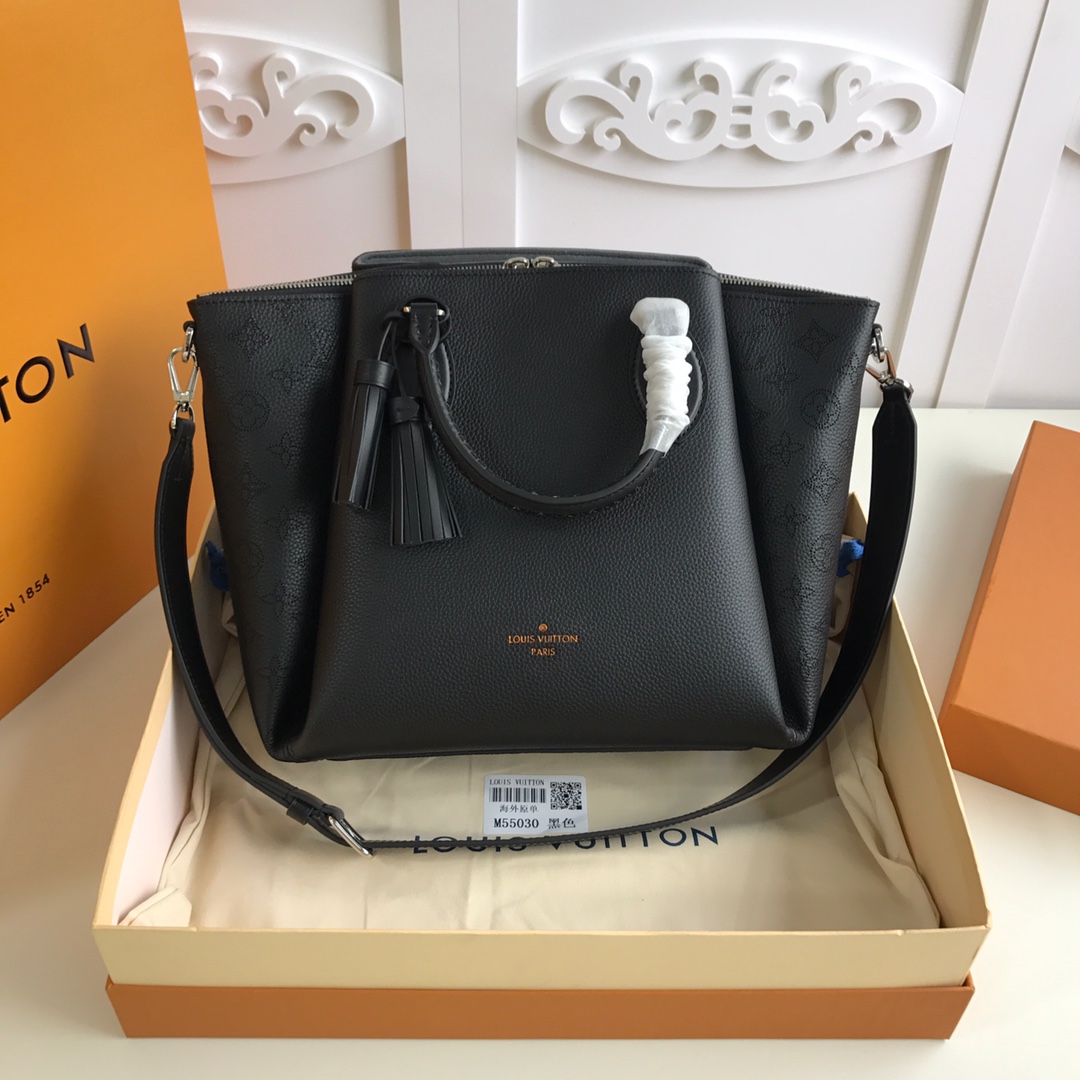 M55029 HAUMEA Mahina Leather, LOUIS VUITTON LV Top Handles